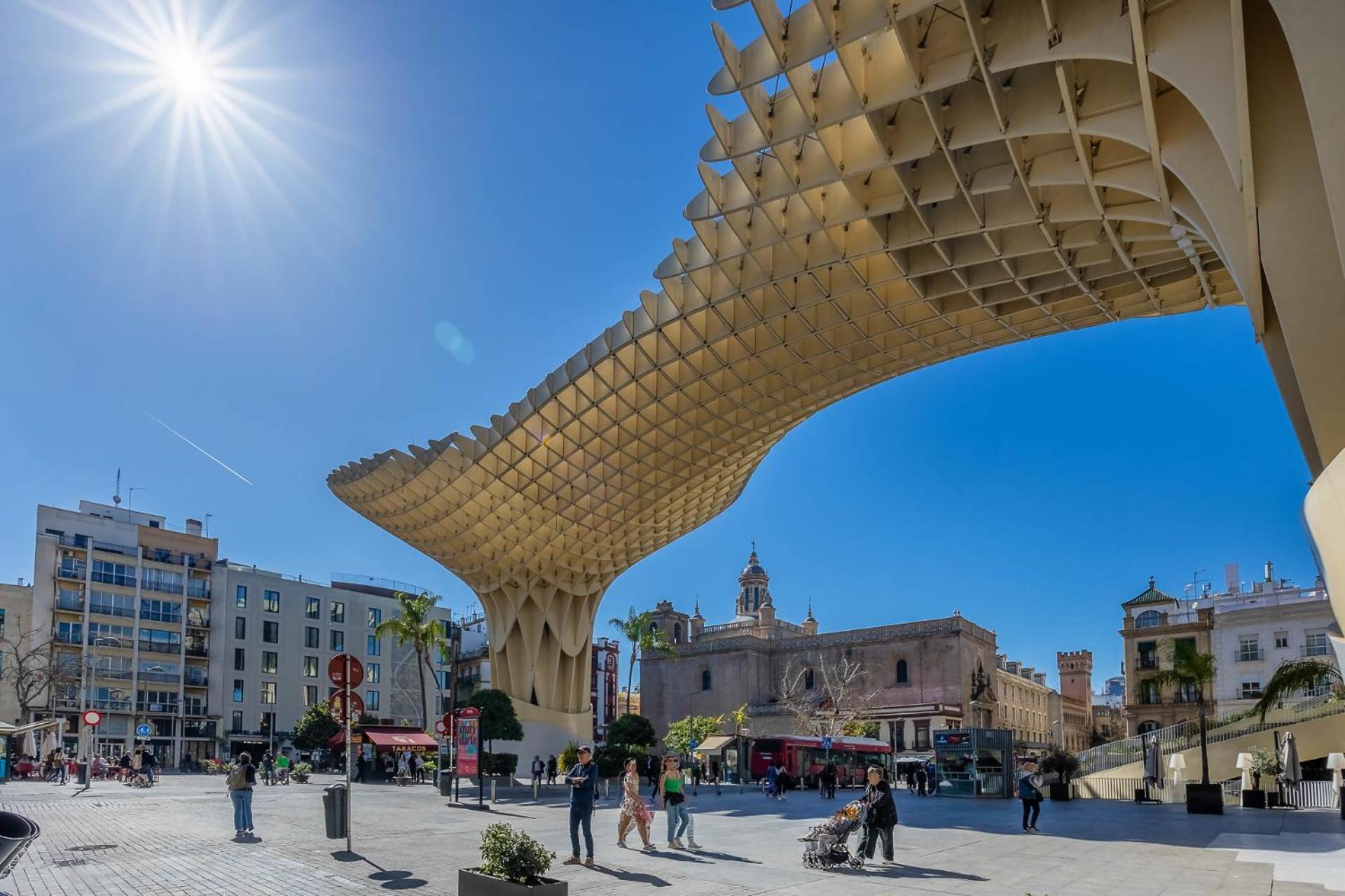 Comfy Away - Estudio En Patio De Vecinos En Las Setas Sevilla Bagian luar foto