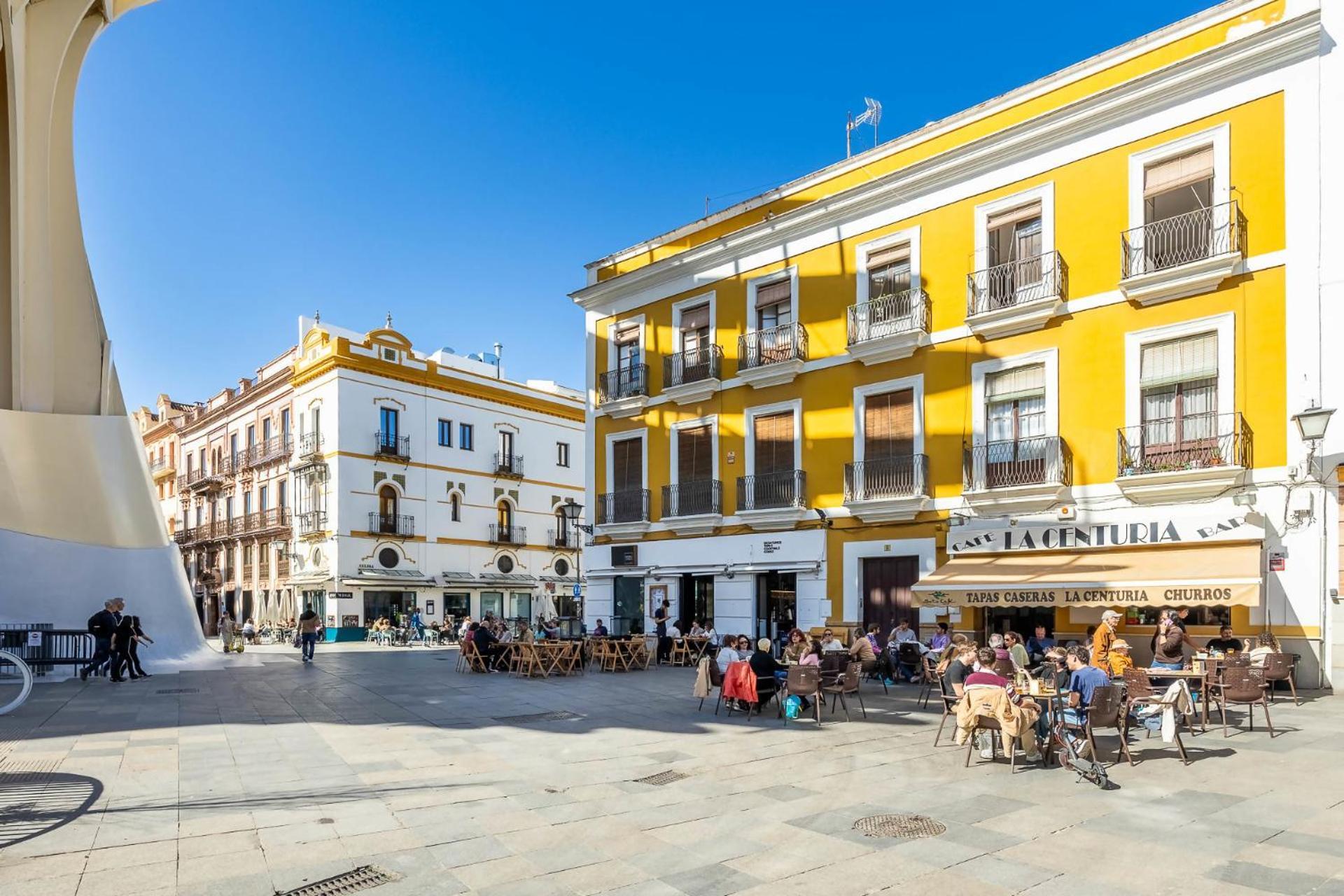 Comfy Away - Estudio En Patio De Vecinos En Las Setas Sevilla Bagian luar foto